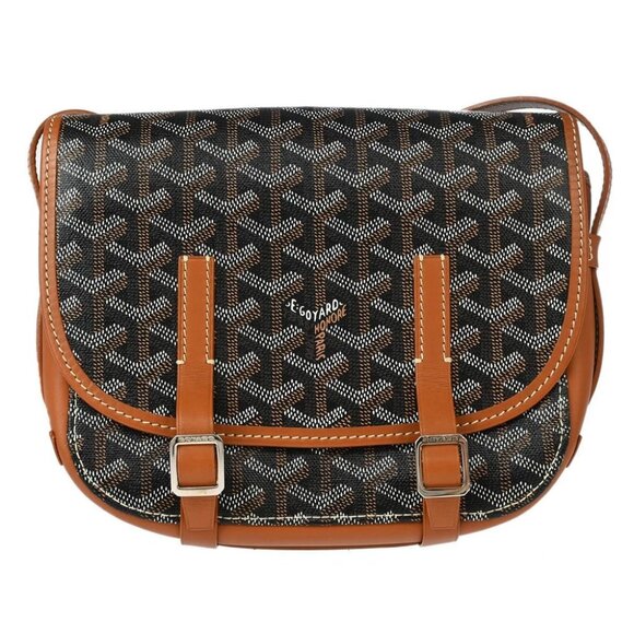 Goyard Brown Belvedere PM Shoulder Bag - Picture 1 of 10